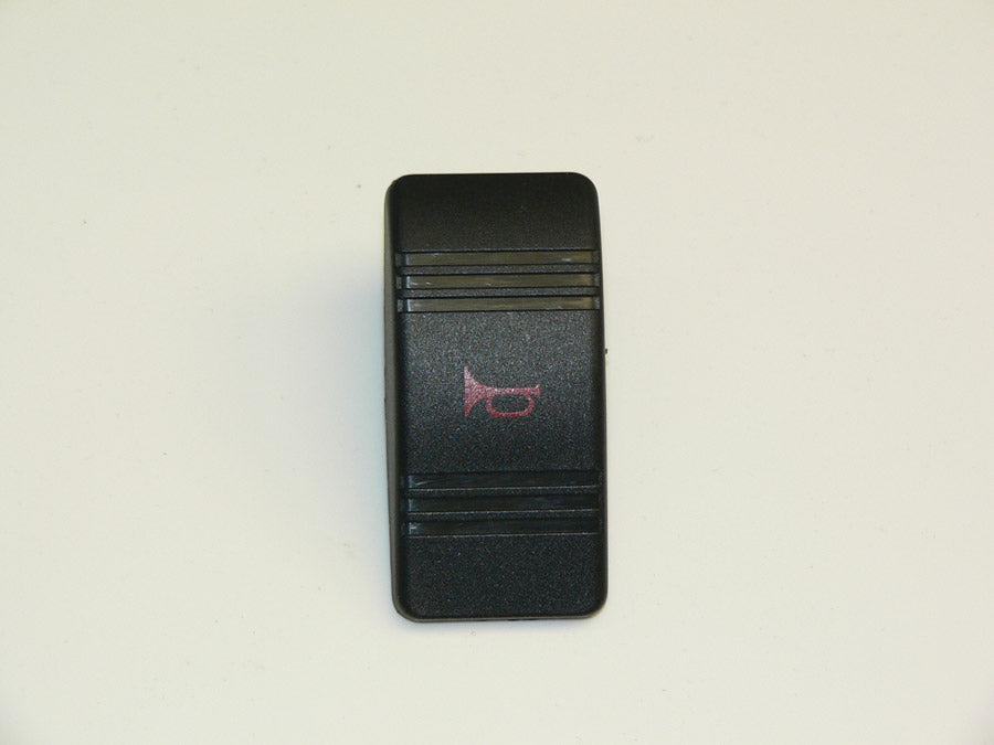 C3-L Carling Contura III V series rocker switch actuator - Black w/ Horn logo