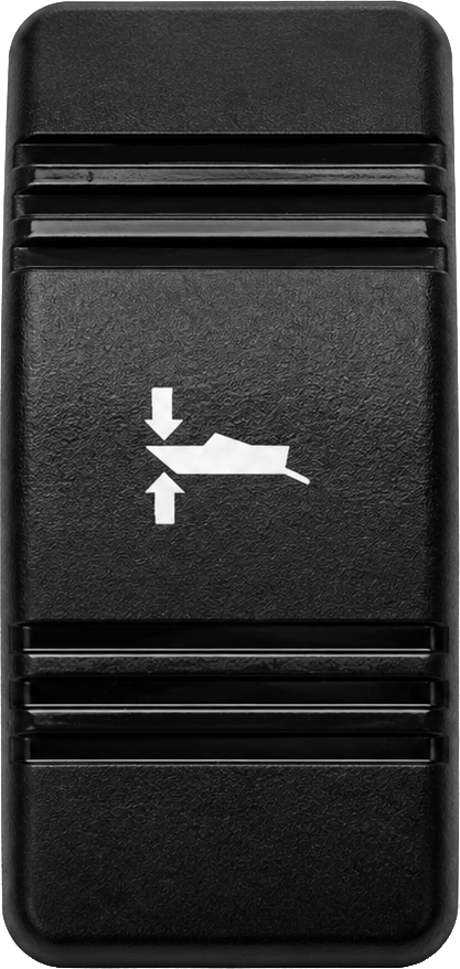 C3-M Carling Contura III V series rocker switch actuator - Black w/ Trimtab logo