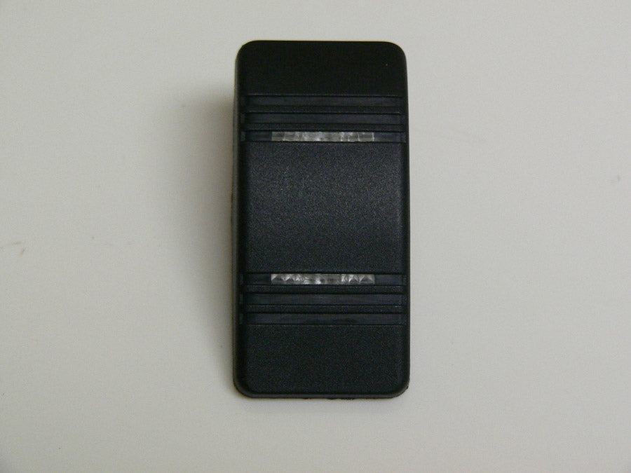 C3-Q Carling Contura III series rocker switch actuator - Double Clear Lens