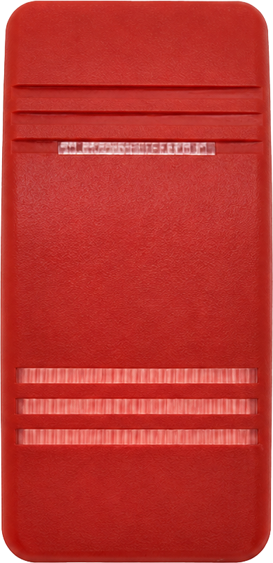 C3-AT Red with Single Clear Lens