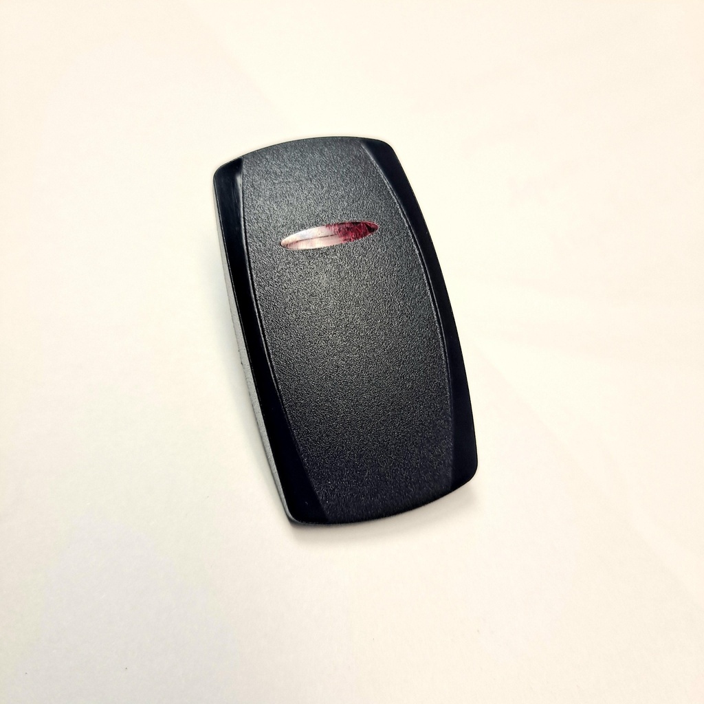 Carling Contura II V series rocker switch actuator - Black single Red Lens