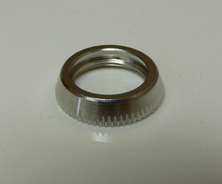 Dress Facenut for Carling Lighted Tip Toggle Switches - Nickel Plated