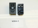 V2DA-3 Carling (ON)/OFF Momentary single pole rocker switch w/independent 12V lamp