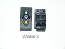 VABB-2 Carling ON/OFF double pole rocker switch w/24 Volt lamps