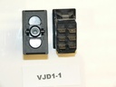 VJD1-1 Carling ON/OFF/ON double pole rocker switch, no lamps