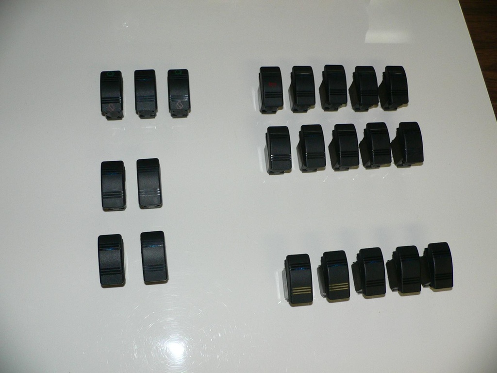 370 Sundancer 1997-1999 SWITCH kit including Covers/Actuators