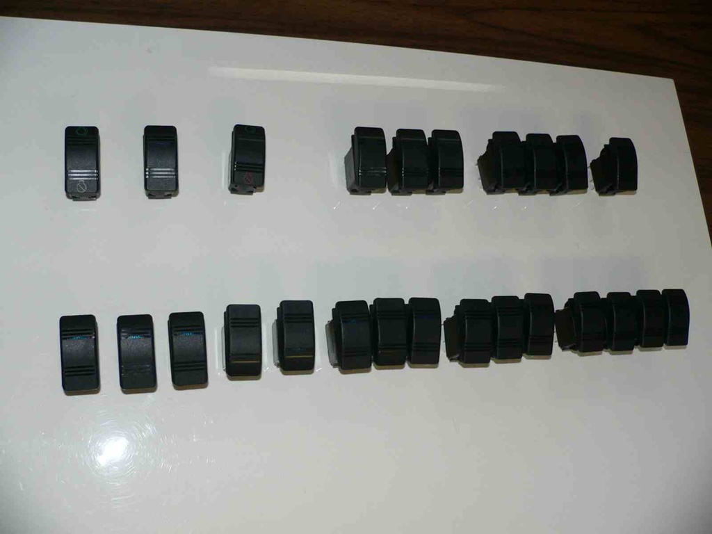 540 Sundancer 1998-2001 SWITCH kit including Covers/Actuators