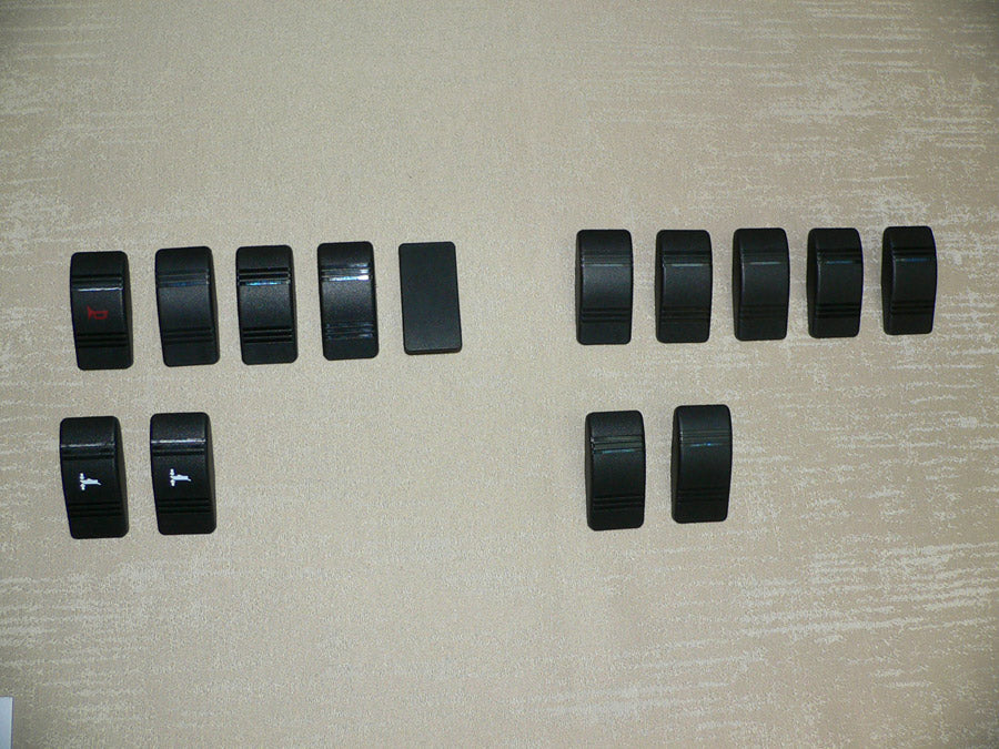 KIT - 270 Sundancer 1998-2001 Replacement Carling Switch Covers/Actuators