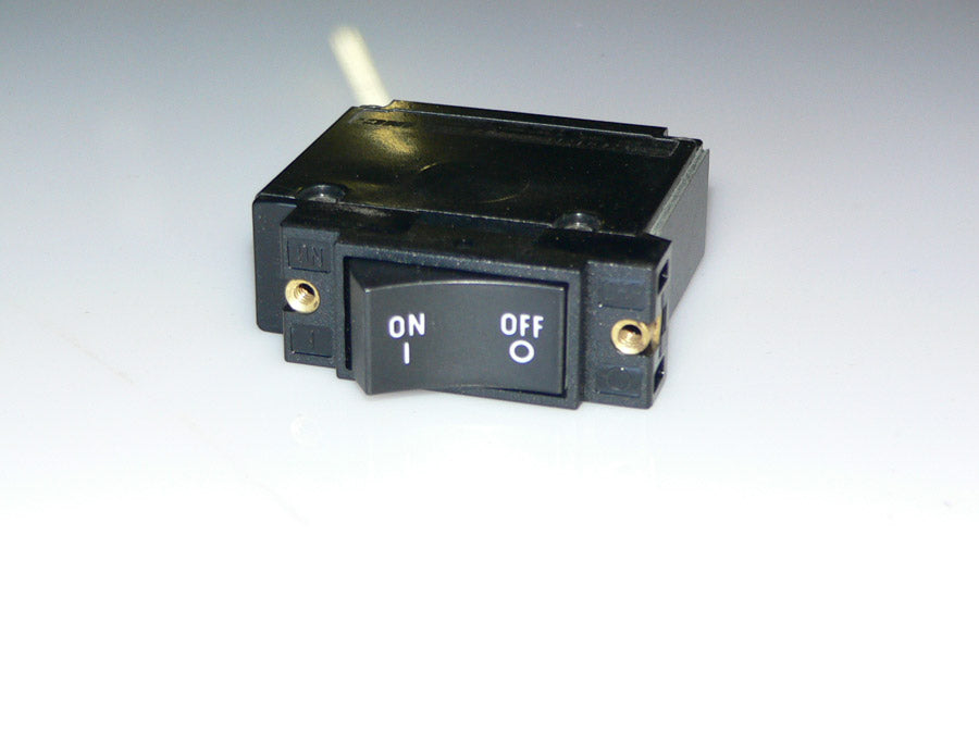 AD1 Carling Rocker Circuit Breaker, WHITE text and symbols - Ignition Protected