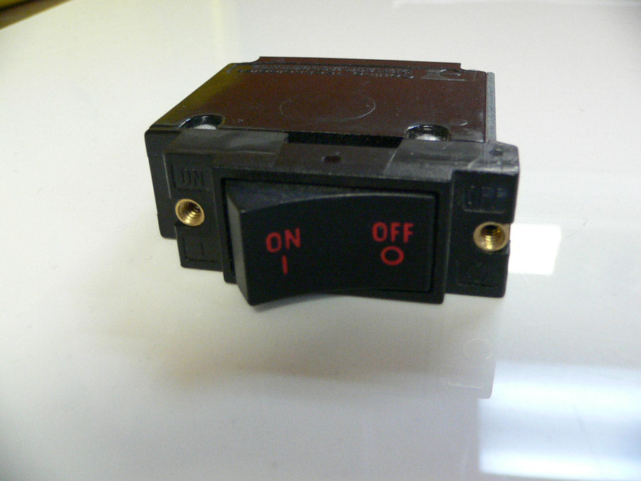 Carling AD1 Circuit Breaker, Rocker Style, RED Text & Symbols, Horizontal
