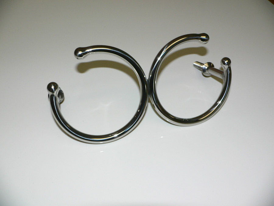 Stainless Steel double ring Cup Drink Holder, open rings