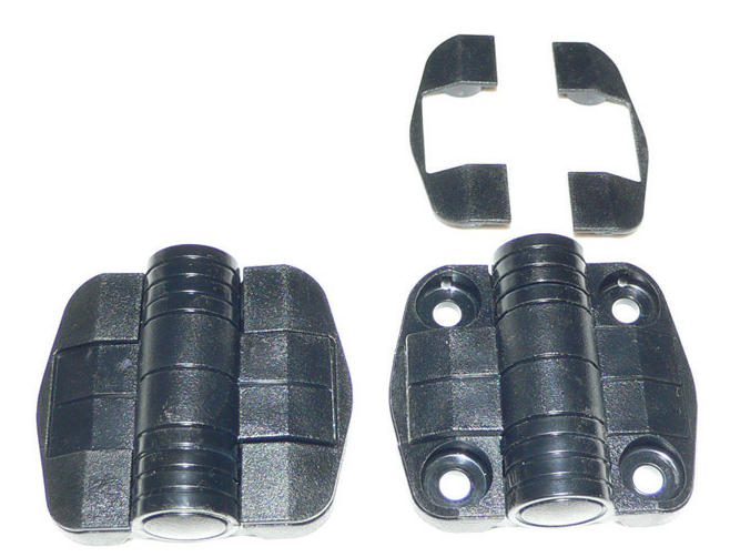 Southco C6-20 Heavy Duty Plastic Black Hinge with Covers