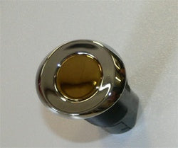 Southco Point Latch Push to Close Oval Perpendicuar Chrome/brass