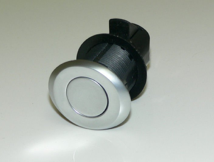 Southco Point Latch Push to Close Oval Perpendicuar Satin/Satin