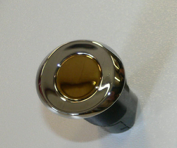 Southco Point Latch Push to Close Oval In-line Chrome/Brass