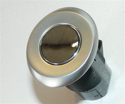 Southco Point Latch Push to Close Oval In-line Satin/Chrome