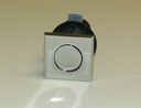 Southco Point Latch Push to Close Square Chrome/Chrome