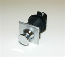 Southco Point Latch Push to Close Square Satin/Chrome