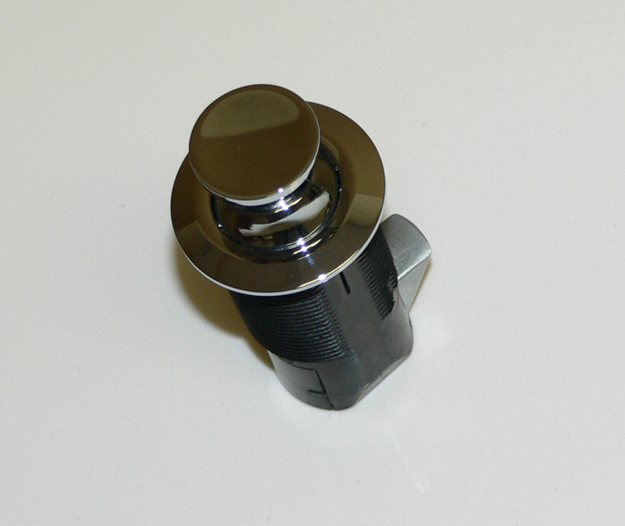 Southco Point Latch Push to Close Round Chrome/Chrome