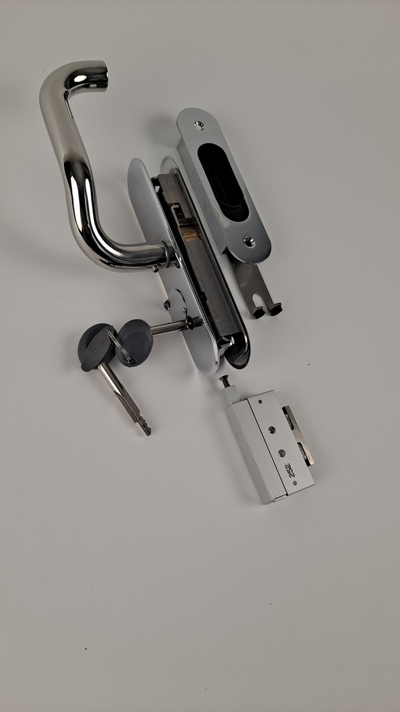 Mobella Star Slider Door Latch - Flush Inside Version