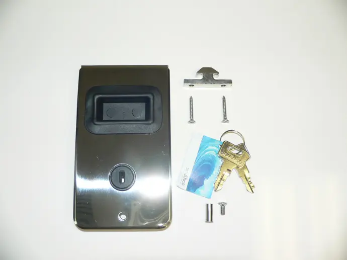 Mobella MF Flush entry door lockset - Stainless Steel 5-1/4"
