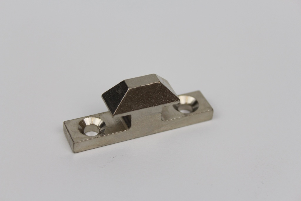 Strike / Catch for Mobella MF Flush Door Latch - Brass, Nickel Plated