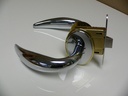 Mobella McCoy Swan Series Chrome/Brass - Swing Door Lockset
