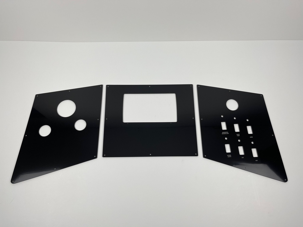 Pursuit 3480 Center Console Switch Panel Set