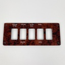 Cummins Engine Control Blank Panel (5 Switch Layout)