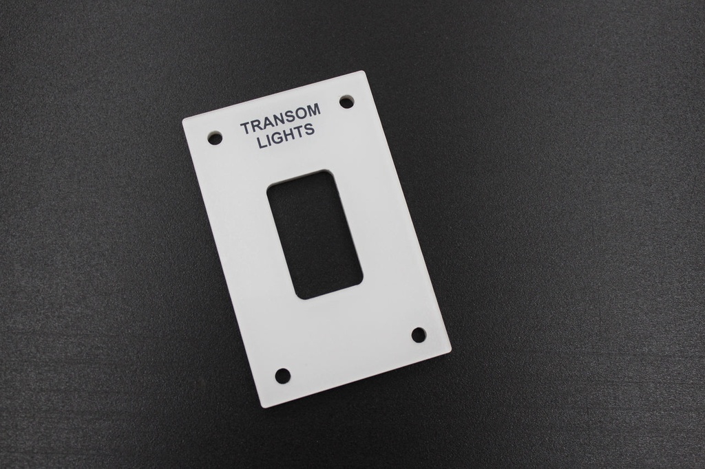 Reproduction Transom Accessory Panel - Transom panel 5