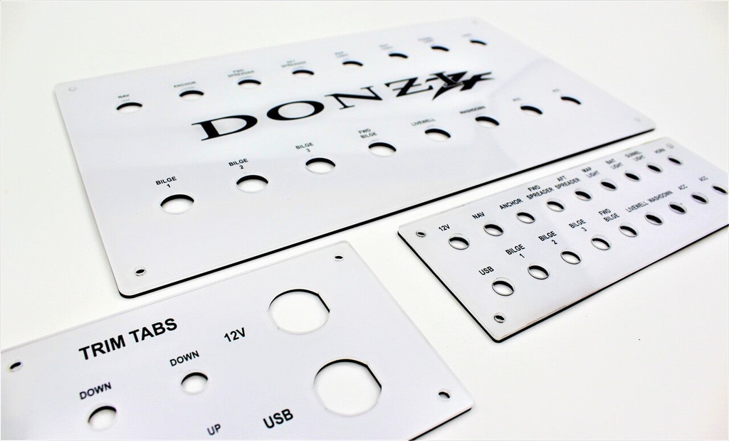 Donzi 32ZF switch panel set 2005