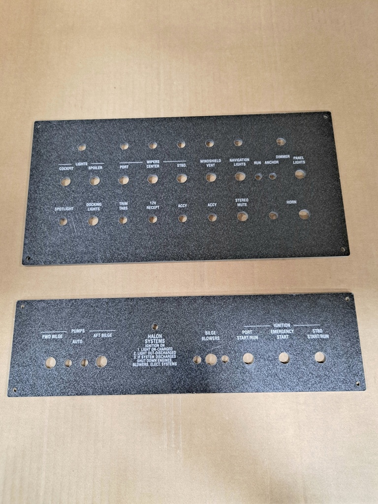 400 Express Cruiser Switch Panels 1992-1993