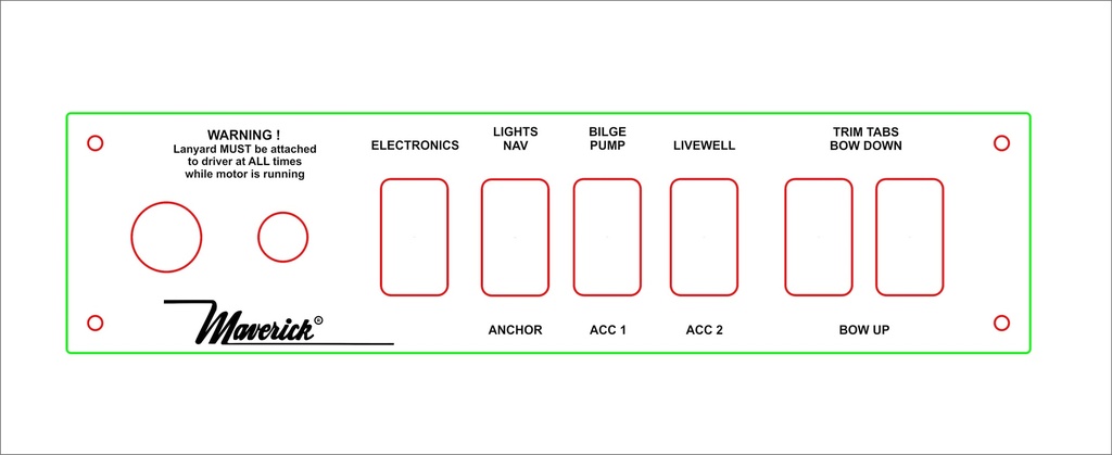 Maverick - Mirage2 12" x 3"