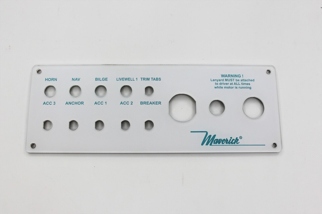Maverick 9-7/8" x 3-1/2" - 4 switch plus trim tab breaker