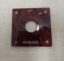Windlass Main 2 on/off switch panel 3" x 3"