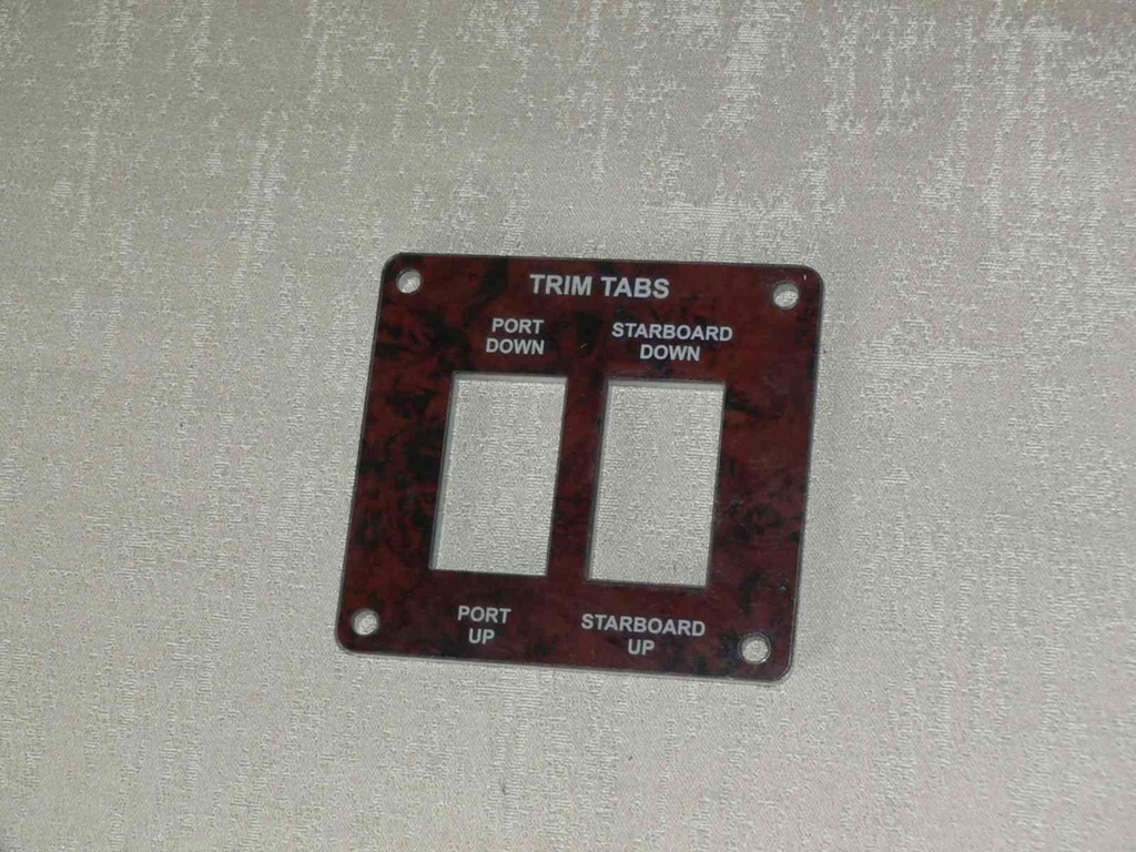 Trim Tabs -Carling "squared corners" INVERTED