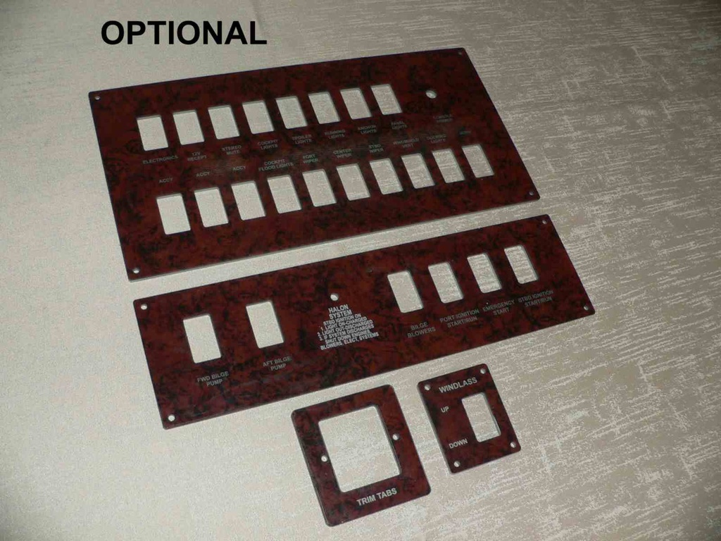 400 Express Cruiser Switch Panels 1994-1998