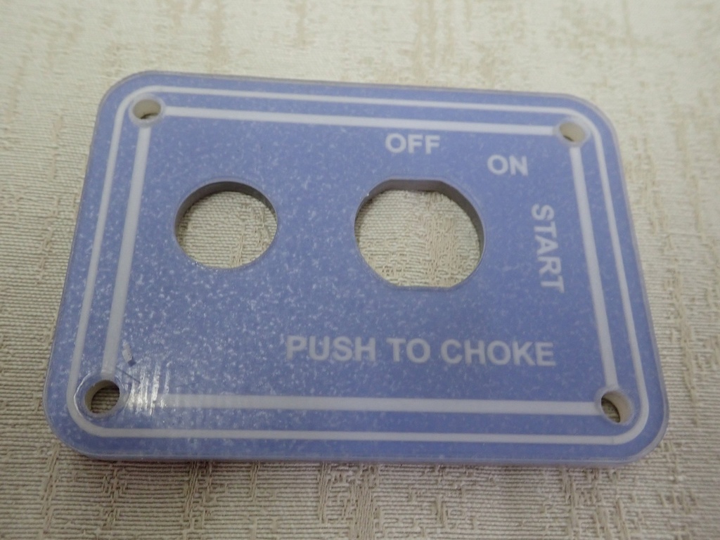 Wellcraft Aquasport HydraSports Ignition panel -outlines