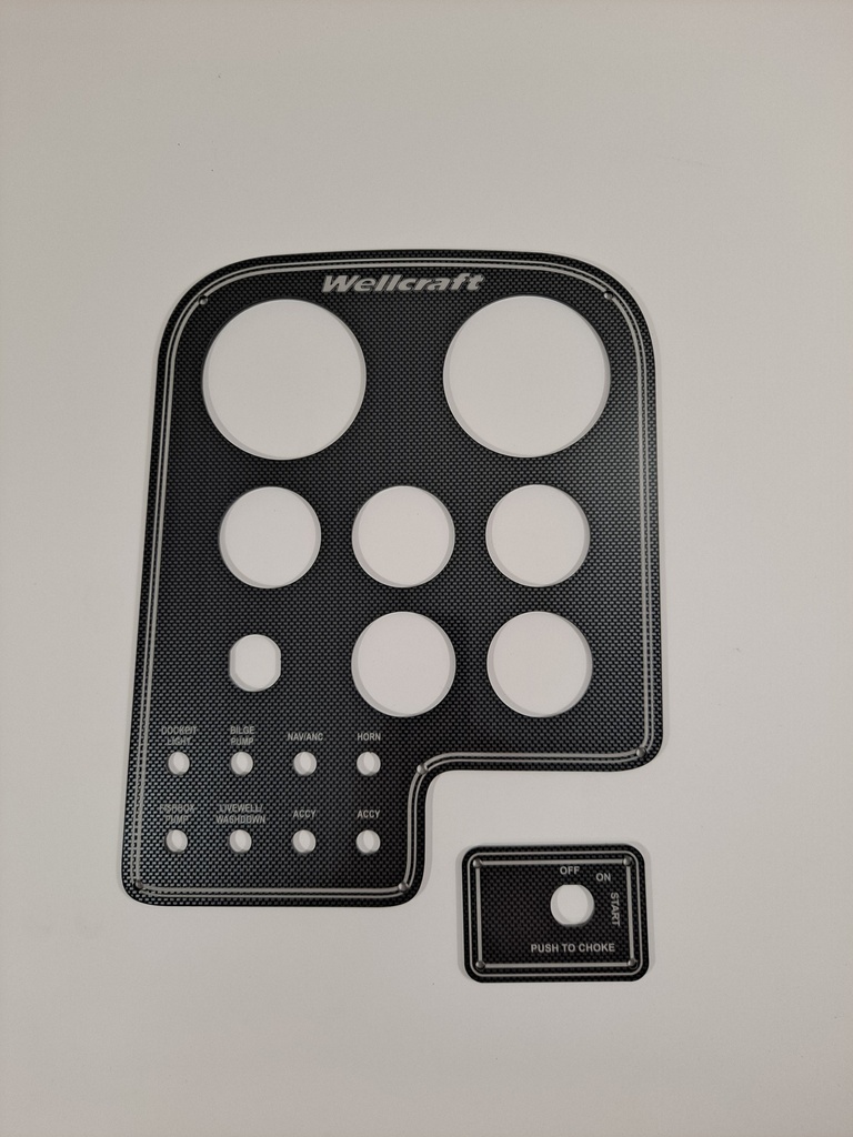 Wellcraft Dash Instrument Panel set 210 Sportsman and others