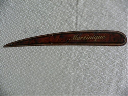 Martinique Dash Instrument Panel 6, 18 3/16"L x 1 3/4"H