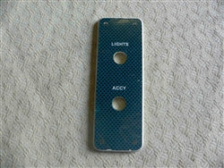 Sunbird Dash Instrument Panel 1-3/4"L x 5"H