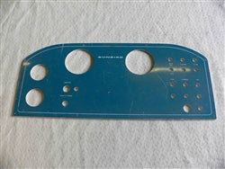 Sunbird Dash Instrument Panel  Neptune 201
