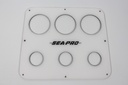 Sea Pro Dash Instrument Panel 13"L top, 13-3/4"L bottom, 11-5/8"H