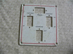 Scarab Dash Instrument Panel 15, 6"L x 5-1/4"H