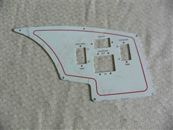 Scarab Dash Instrument Panel 10, 13"L x 7-1/4"H
