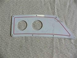 Scarab Dash Instrument Panel 11, 12"L x 4-1/2"H