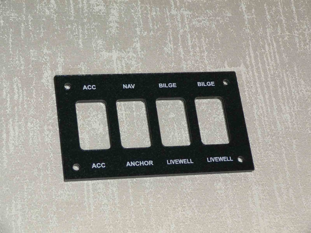 Reproduction Instrument Panel for Pathfinder Boats
