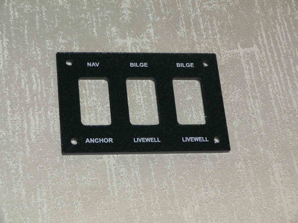 Reproduction Instrument Panel 3 for Pathfinder Boats