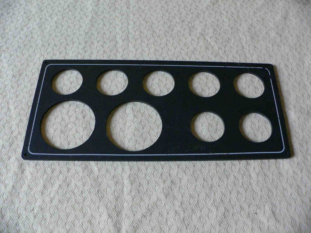 Mako Dash Instrument Panel 16"L x 7-3/8"H