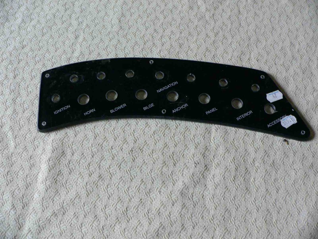 Mako Dash Instrument Panel  12-5/8"L x 3-1/8"H